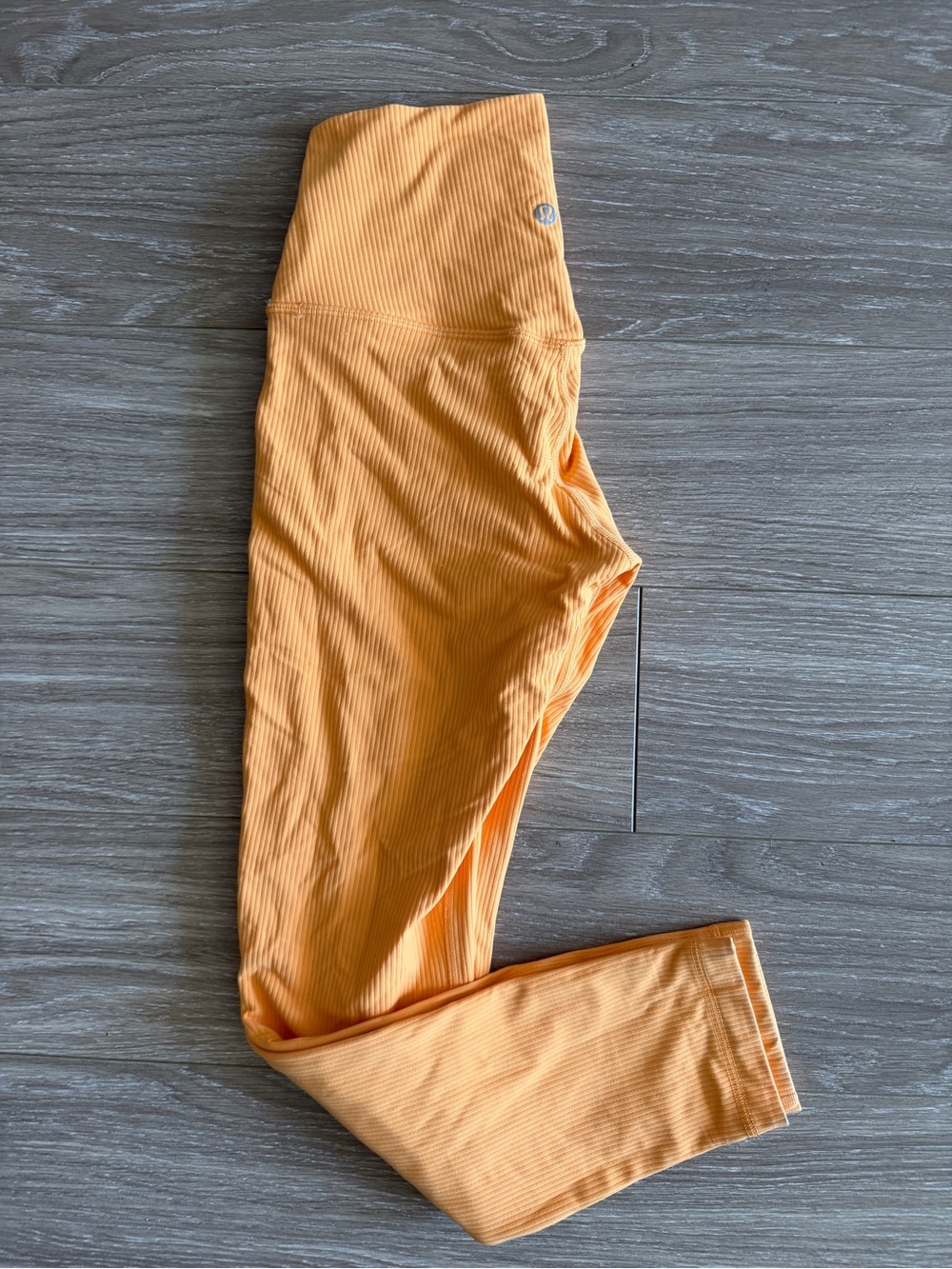 Lululemon Align Ribbed High-Rise Pant 25" Mango Dream size 4 - Picture 6 of 9